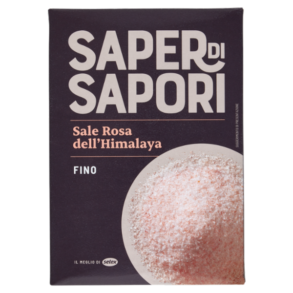 Selex Saper di Sapori Sale Rosa Himalaya Fino 1 kg