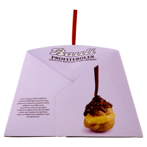Bauli Profiteroles Torta con Bignè dal Cuore Cremoso 820 g