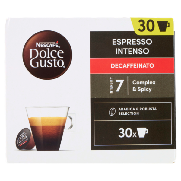 NESCAFÉ DOLCE GUSTO Intenso Decaffeinato 30 Capsule Compatibili Nescafé Dolce Gusto 186g
