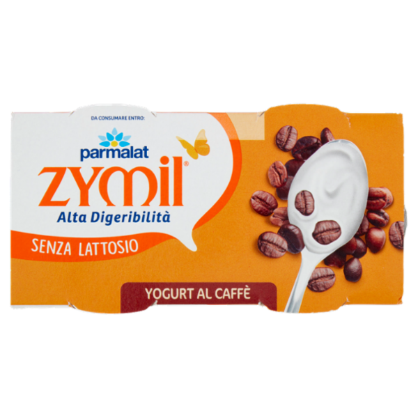 ZYMIL Alta Digeribilità Senza Lattosio Yogurt al Caffè 2 x 125 g