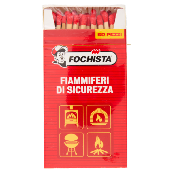 Fochista Fiammiferi di Sicurezza 50 pz