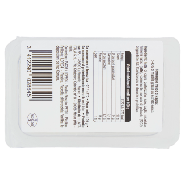 paysan Breton Formaggio di Capra Classico 100 g