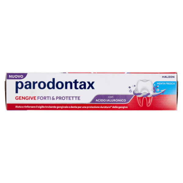 Parodontax Dentifricio Gengive Forti & Protette con Acido Ialuronico Gusto Menta Fresca 75 ml