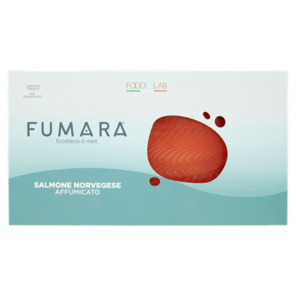 Fumara Salmone Norvegese Affumicato Fetta lunga 300 g