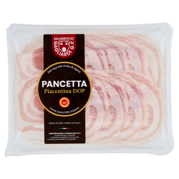 Salumificio Gagliardi G.P. Pancetta Piacentina DOP 0,100 kg