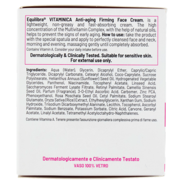 equilibra Vitaminica ACE Crema Viso Anti-Aging - Rassodante 50 ml