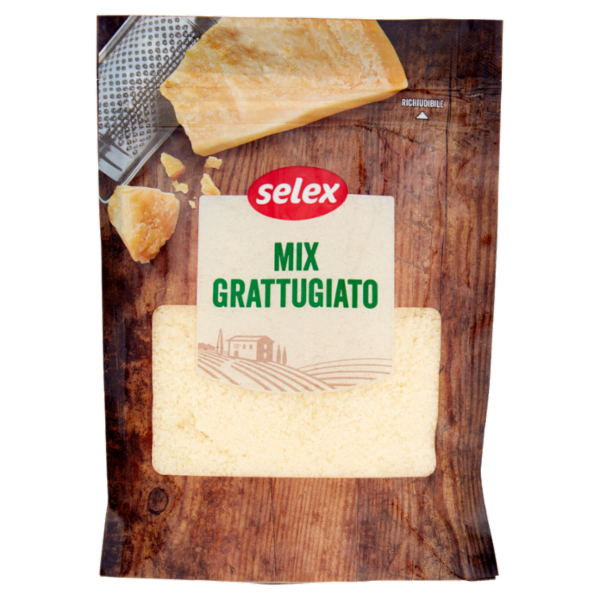 Selex Mix di Formaggi Grattugiati 100 g