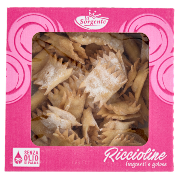 la Sorgente Riccioline fragranti e golose 250 g