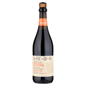Righi Lambrusco Grasparossa Di Castelvetro DOC Vino Frizzante Amabile 750 Ml
