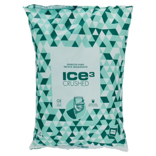 ice cube Ice³ Crushed Ghiaccio Puro Tritato Selezionato 2 kg