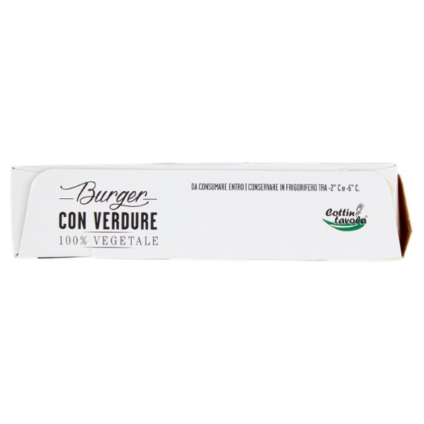 Cottin tavola 100% Vegetale Burger con Verdure l'Etnico 2 x 100 g