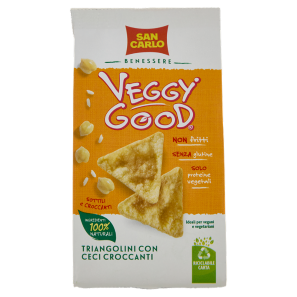 San Carlo Benessere Veggy Good Triangolini con Ceci Croccanti 65 g