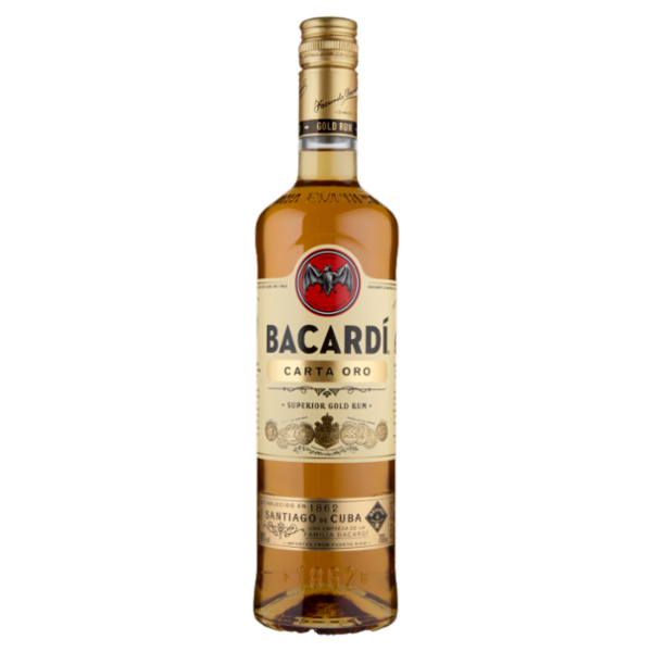 Bacardi Carta Oro Superior Gold Rum 700 ml