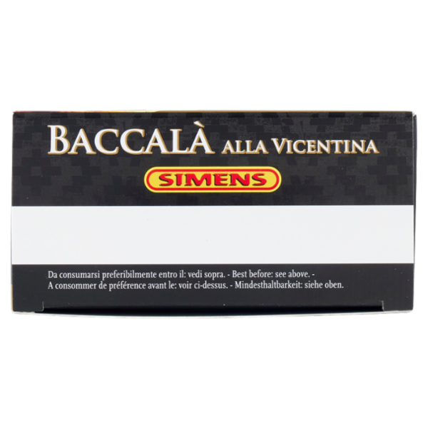 Simens Baccalà alla Vicentina con Olio di Oliva 290 g