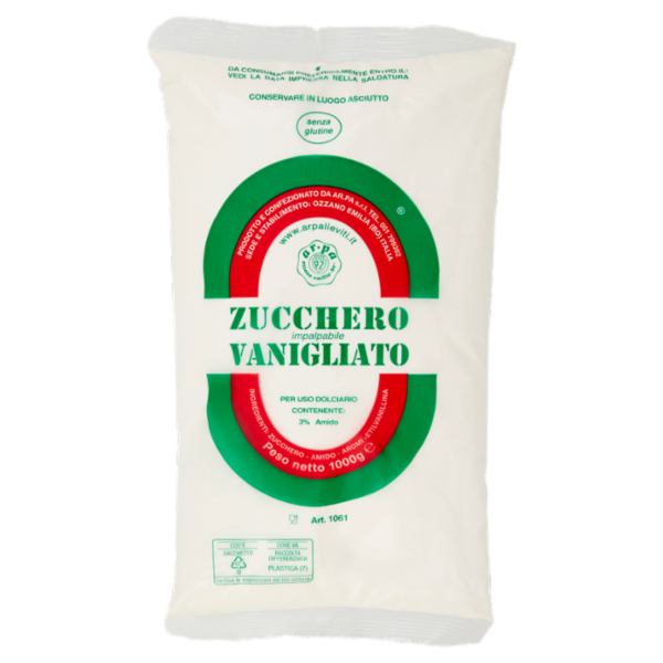 ar.pa Zucchero impalpabile Vanigliato 1000 g