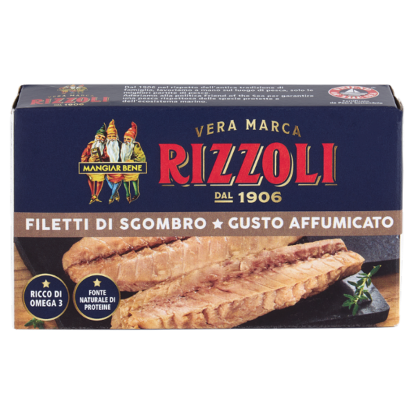 Rizzoli Filetti di Sgombro Gusto Affumicato 90 g