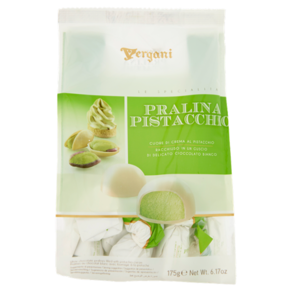 Vergani Le Specialità Pralina Piastacchio 175 g