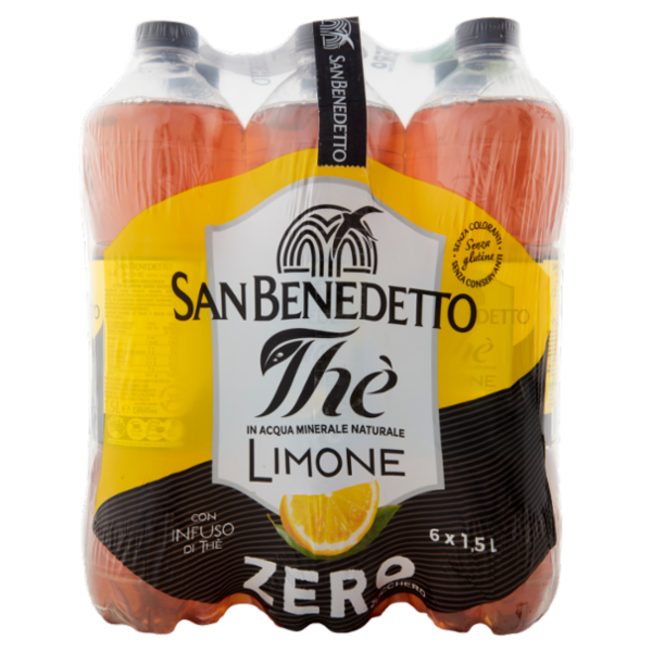 San Benedetto Thè Limone Zero 6 x 1,5 L