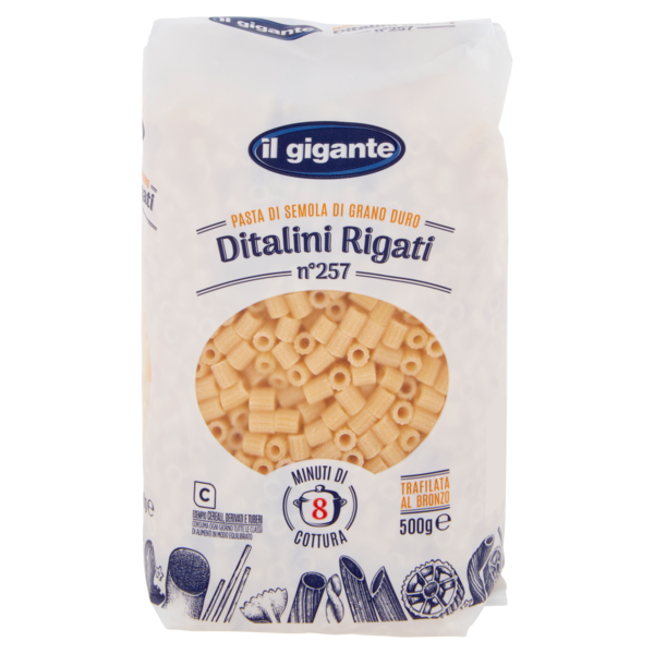 IL GIGANTE Ditalini Rigati n°257 500 g
