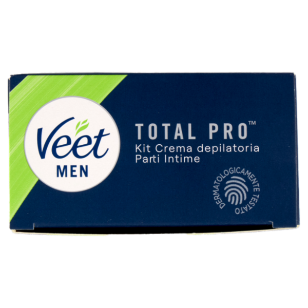 Veet Men Kit Depilazione Intima per Pelle Sensibile, Crema Depilatoria 100ml e Balsamo Post 50ml