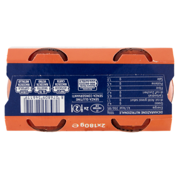 Barilla Sugo Ragù Salsiccia Condimento per Pasta 180gX2