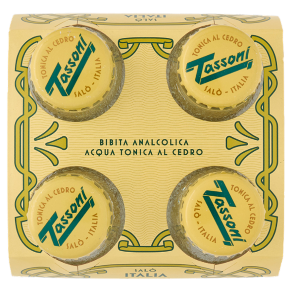 Tassoni Tonica Agrumi Mediterranei 4 x 180 ml