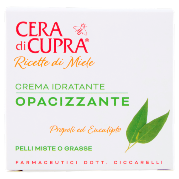 Cera di Cupra Ricette di Miele Crema Idratante Opacizzante Pelli Miste o Grasse 50 ml