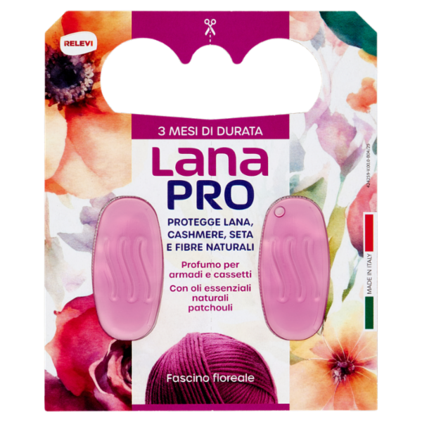 Relevi Lana Pro Profumo per armadi e cassetti Fascino floreale 2 x 3,2 g