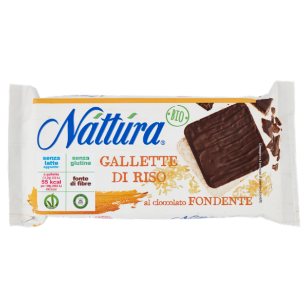 Náttúra Gallette di riso al cioccolato Fondente Bio 90 g