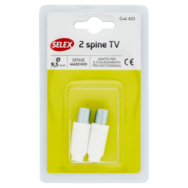 Selex Spina Tv Diametro 9,5 mm Bianco