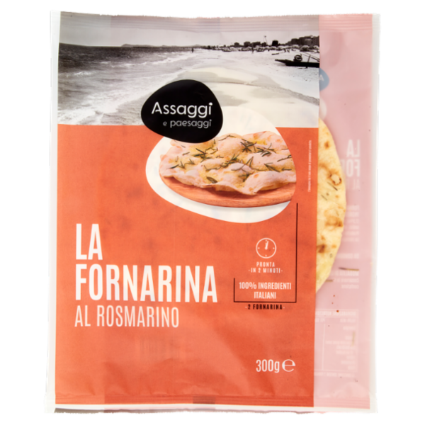 Assaggi e paesaggi la Fornarina al Rosmarino 2 x 150 g