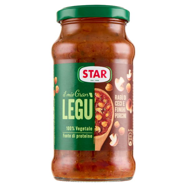 Star il mio Gran Legù Ragù di Ceci e Funghi Porcini 260 g