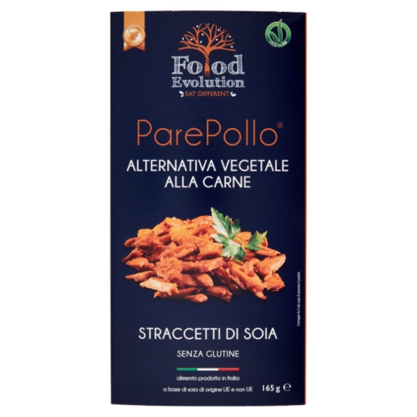 Food Evolution ParePollo Straccetti di Soia 165 g