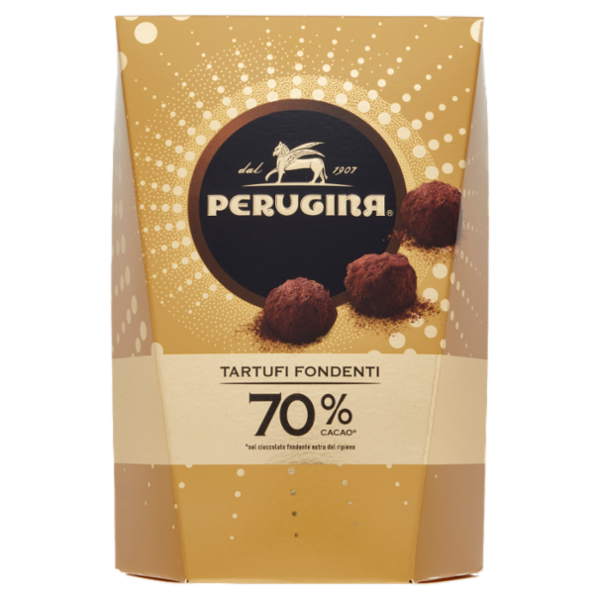 PERUGINA Tartufi Fondenti 70% Cioccolatini Fondente Extra Scatola 250g