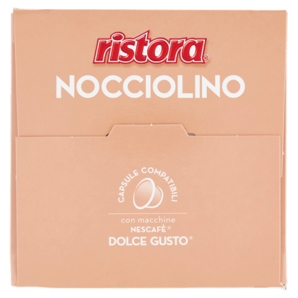 ristora Nocciolino Capsule Compatibili con macchine Nescafè Dolce Gusto 10 x 14 g