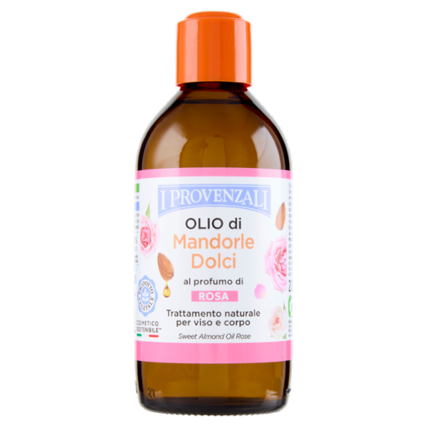 I Provenzali Olio di Mandorle Dolci al profumo di Rosa 200 mL