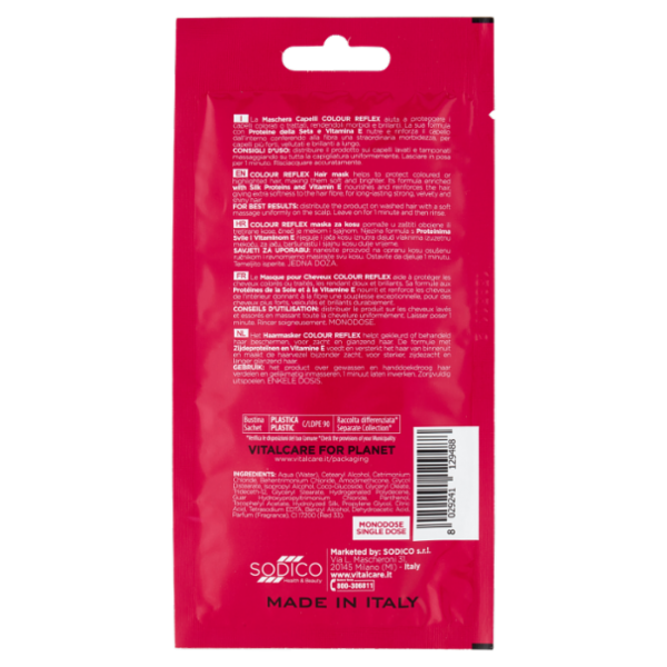 Vitalcare Professional Colour Reflex Maschera Capelli Protettiva 25 ml