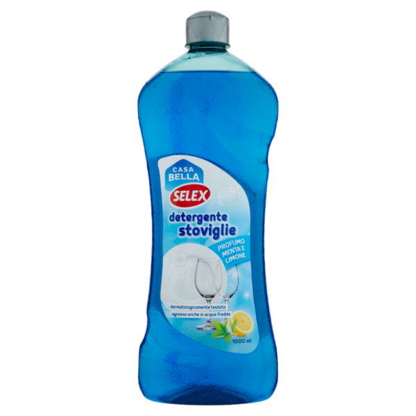 Selex Casa Bella Detergente per Stoviglie Limone e Menta 1 L