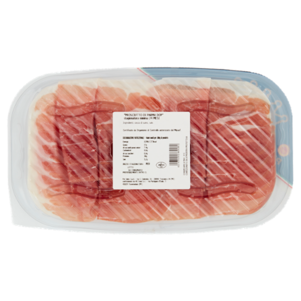 Storie di Gastronomia Prosciutto Crudo di Parma D.O.P. Stagionatura 24 Mesi a Fette 120 g