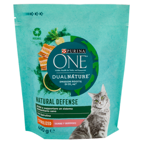 PURINA ONE DualNature Sterilizzato Salmone 400g