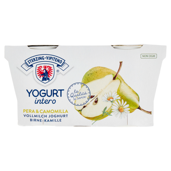 Sterzing Vipiteno Yogurt intero Pera & Camomilla 2 x 125 g