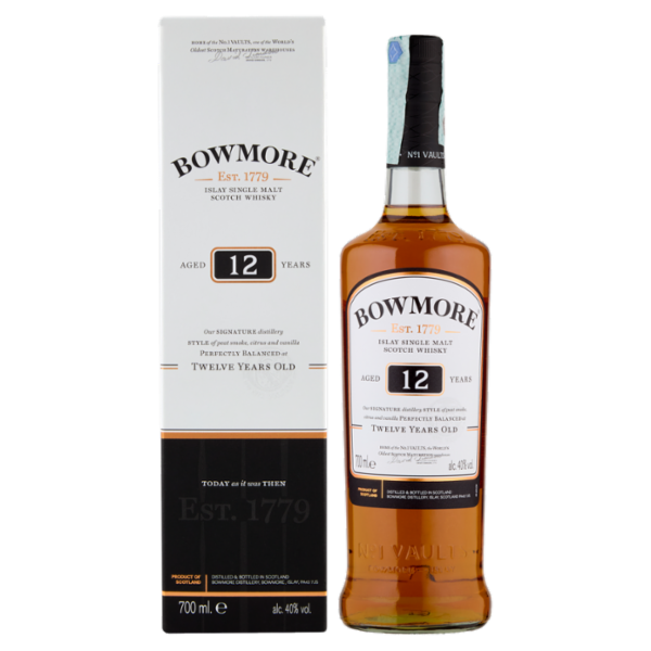 Bowmore Islay Single Malt Scotch Whisky Aged 12 Years 700 ml