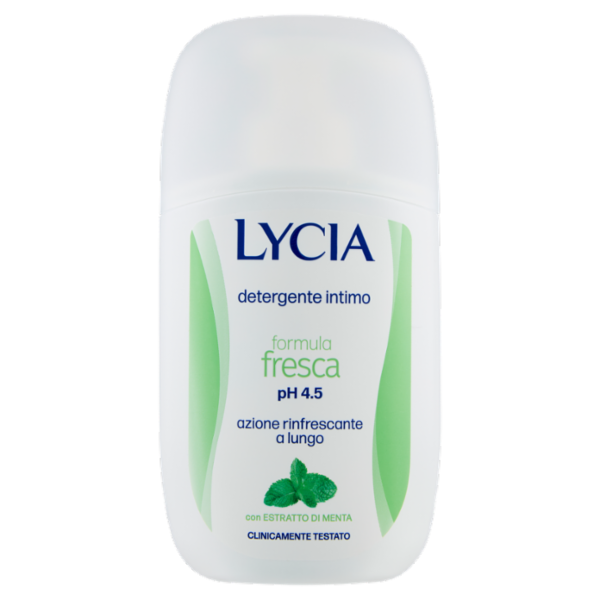 Lycia detergente intimo formula fresca pH 4.5 con Estratto di Menta 200 ml