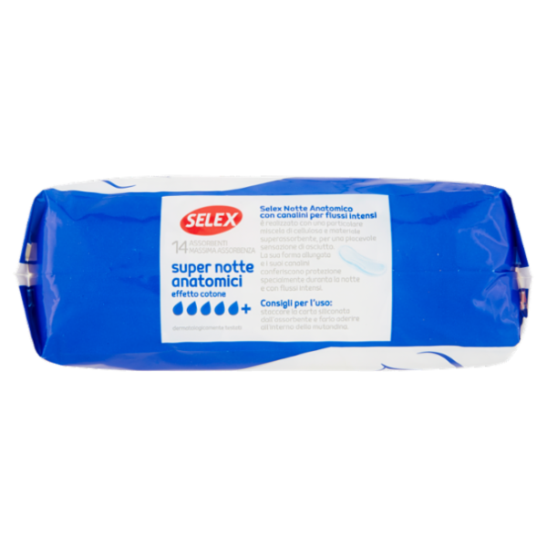 Selex Assorbenti Super Notte Anatomici 14 pezzi
