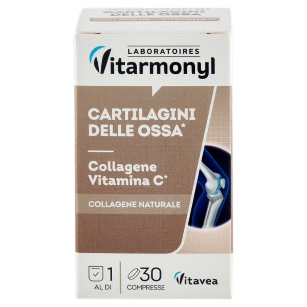 Laboratoires Vitarmonyl Cartilagini delle Ossa* Collagene - Vitamina C* 30 Compresse 19,9 g