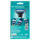 Gillette Rasoio Uomo Mach3 a 3 Lame, 1 Manico + 2 Lamette Barba