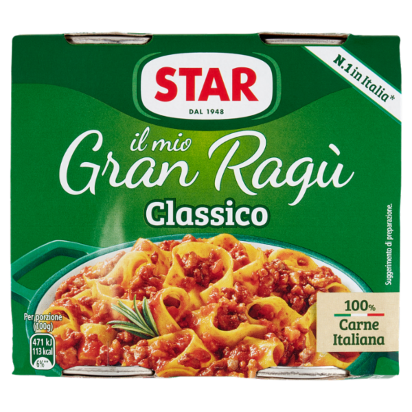 Star il mio Gran Ragù Classico 2 x 180 g