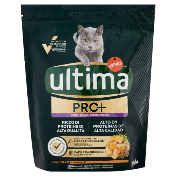 ultima Cat Pro+ Sterilizzati con Pollo 375 g