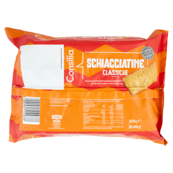Consilia Schiacciatine Classiche 8x40 g