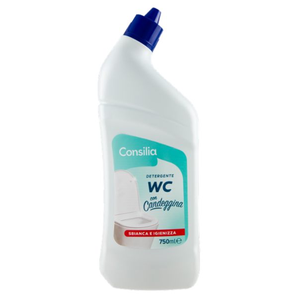 Consilia Detergente per Wc Gel con Candeggina 750 ml